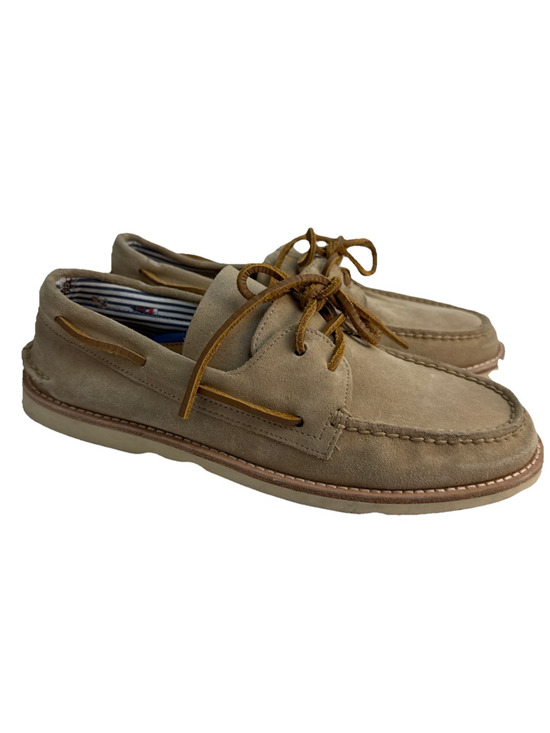 Sperry Top-Sider Nordstrom Boat Shoes Mens 9 Tan Brown Suede Lace Up Loafer EUC main image 5
